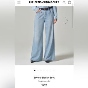 Citizens of Humanity - Beverly Slouch Jeans size 31